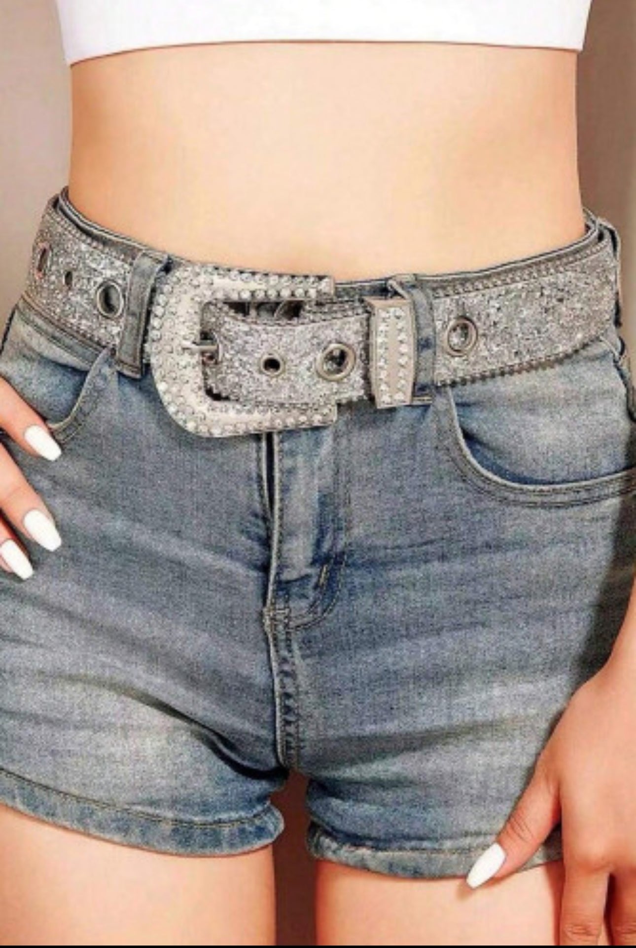 Rhinestone belts