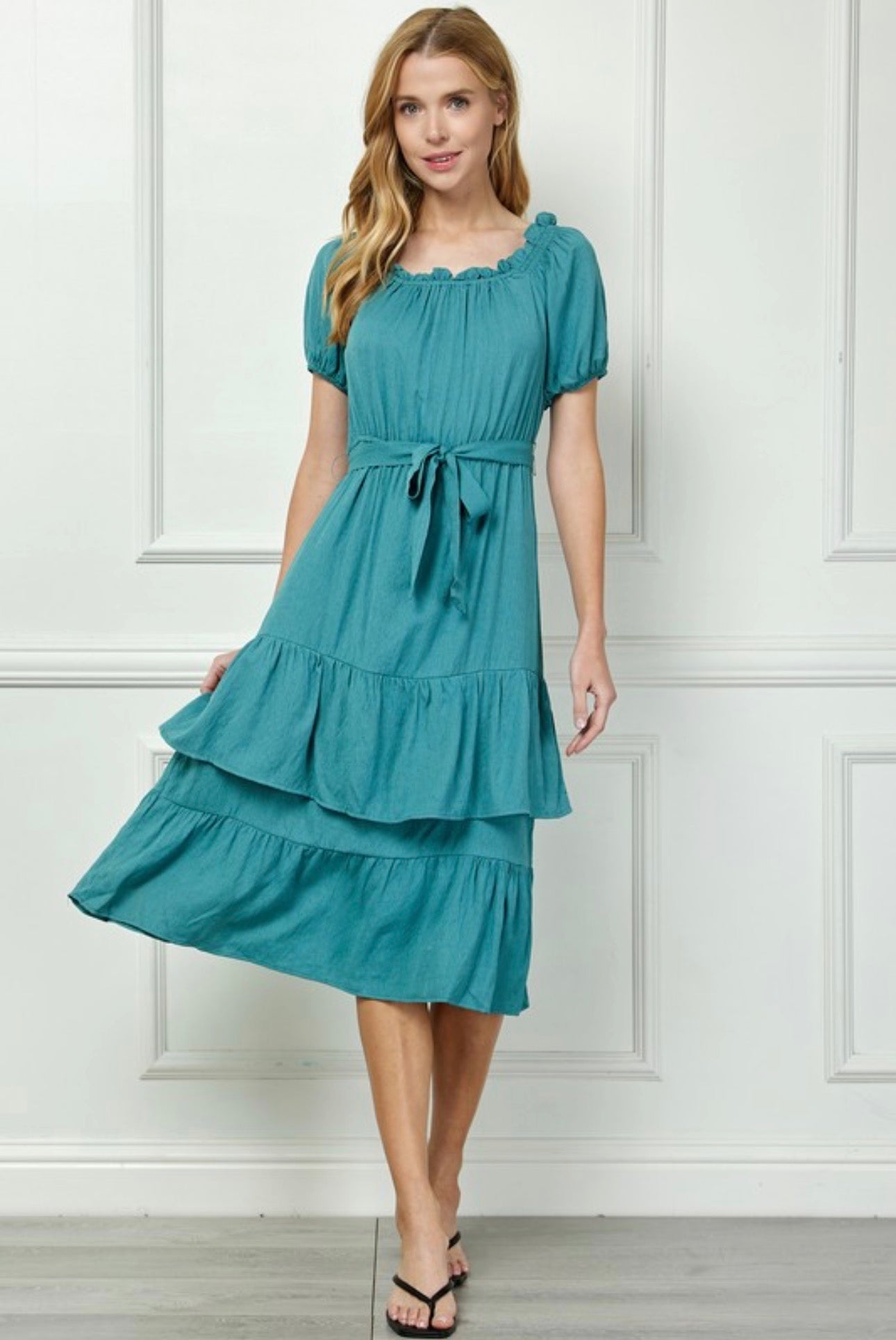 Rock The Savannah Tiered Dress