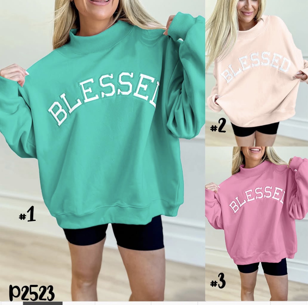 Preorder Blessed Embroidered