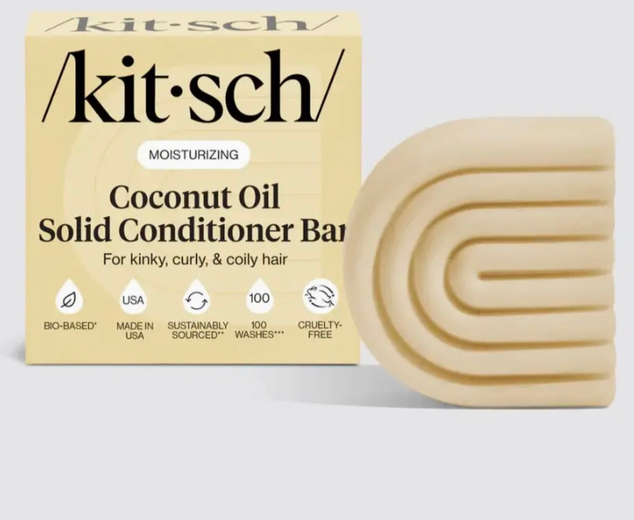 Coconut Oil Conditioner Bar For Dry Damaged