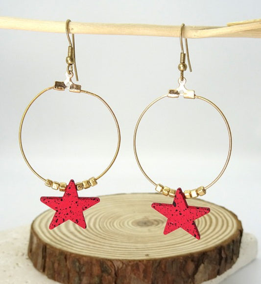 Star earrings