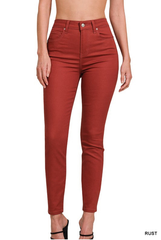 New Fall Zenana Pants Rust