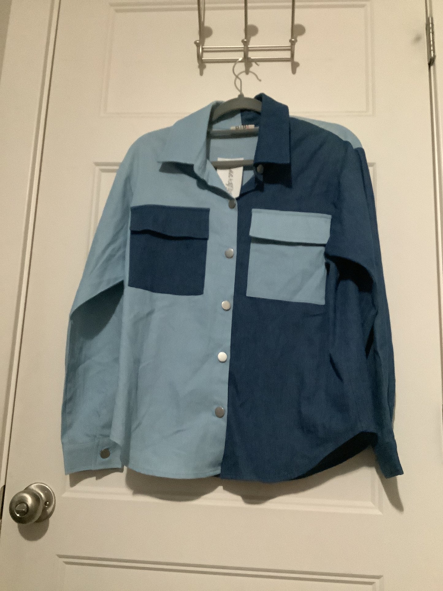 Denim button up shirt