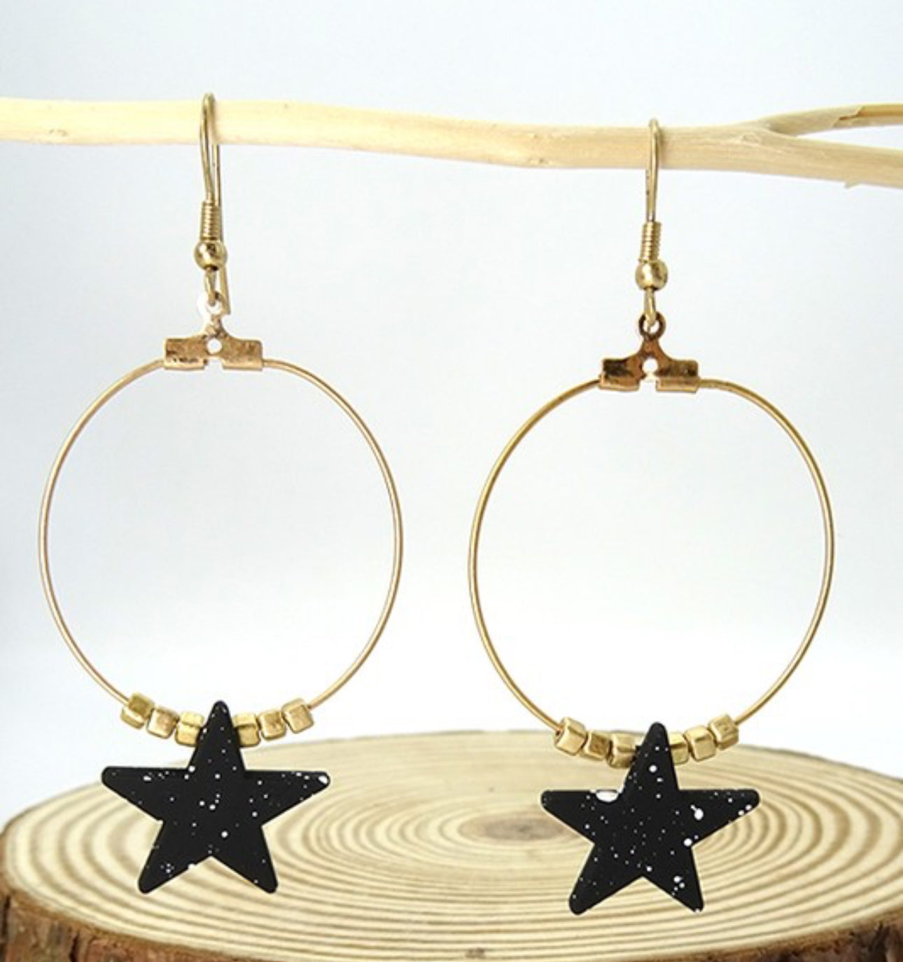 Star earrings