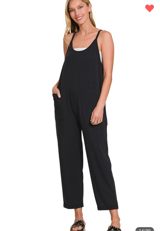Spaghetti strap jumpsuit