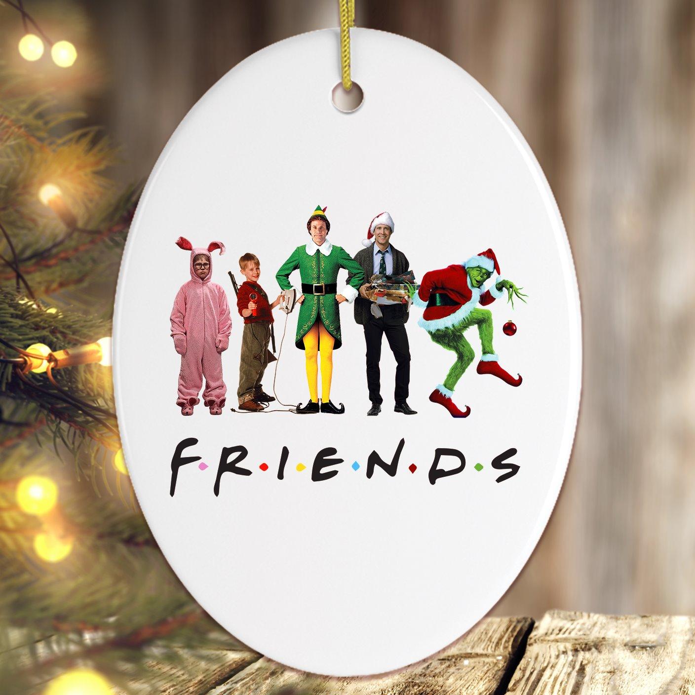 Christmas Movie Characters Friends Ornament