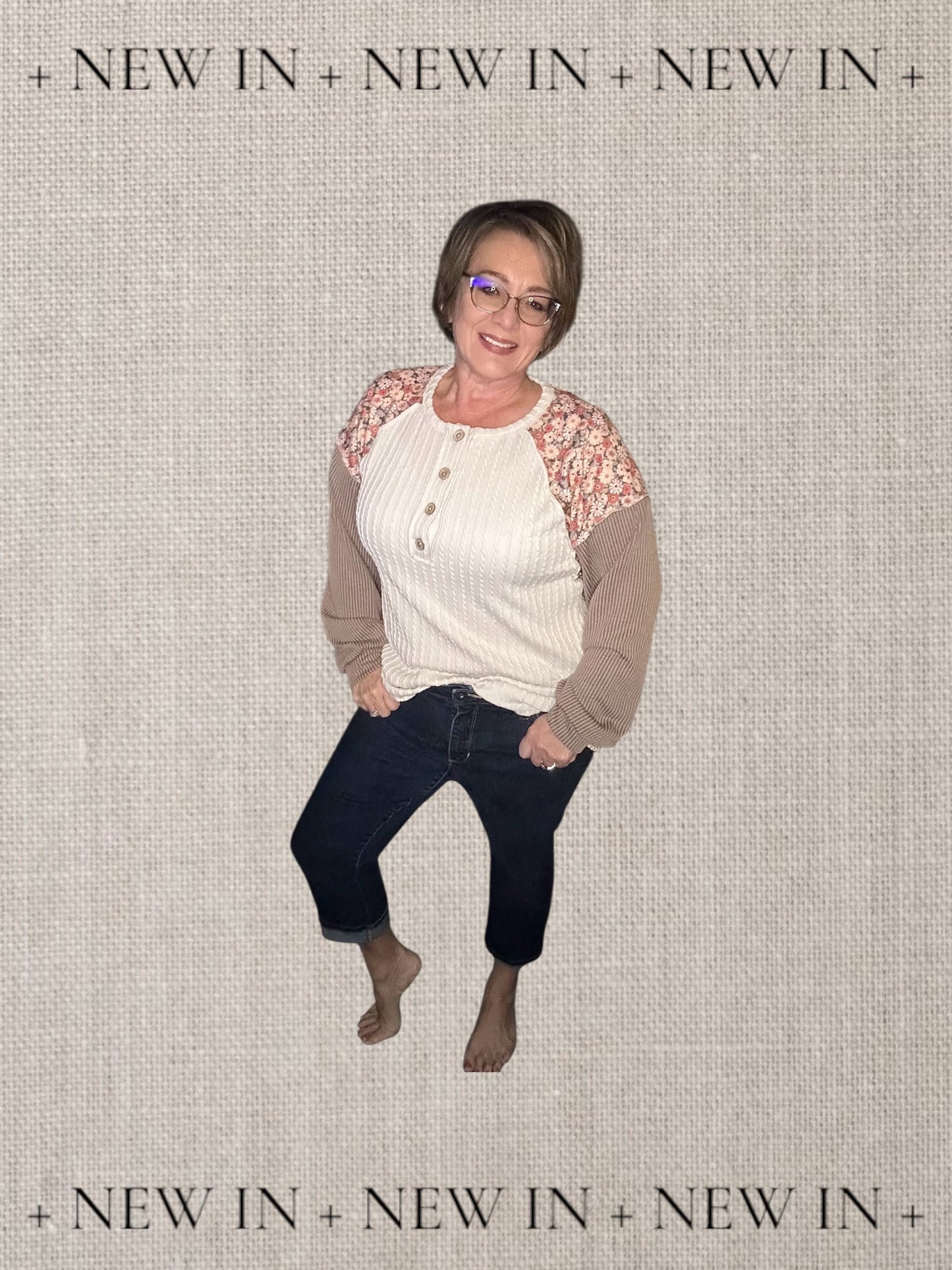 Autumn Blossom Heimish top