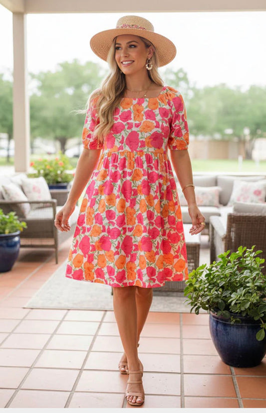 Painted Petals dress
