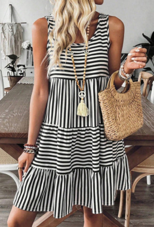 Sunday Brunch Stripe dress