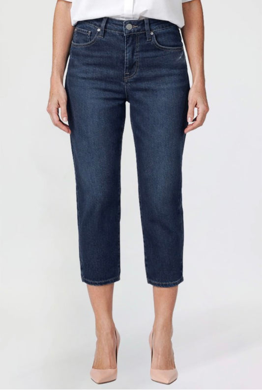 Denim Highrise Capris