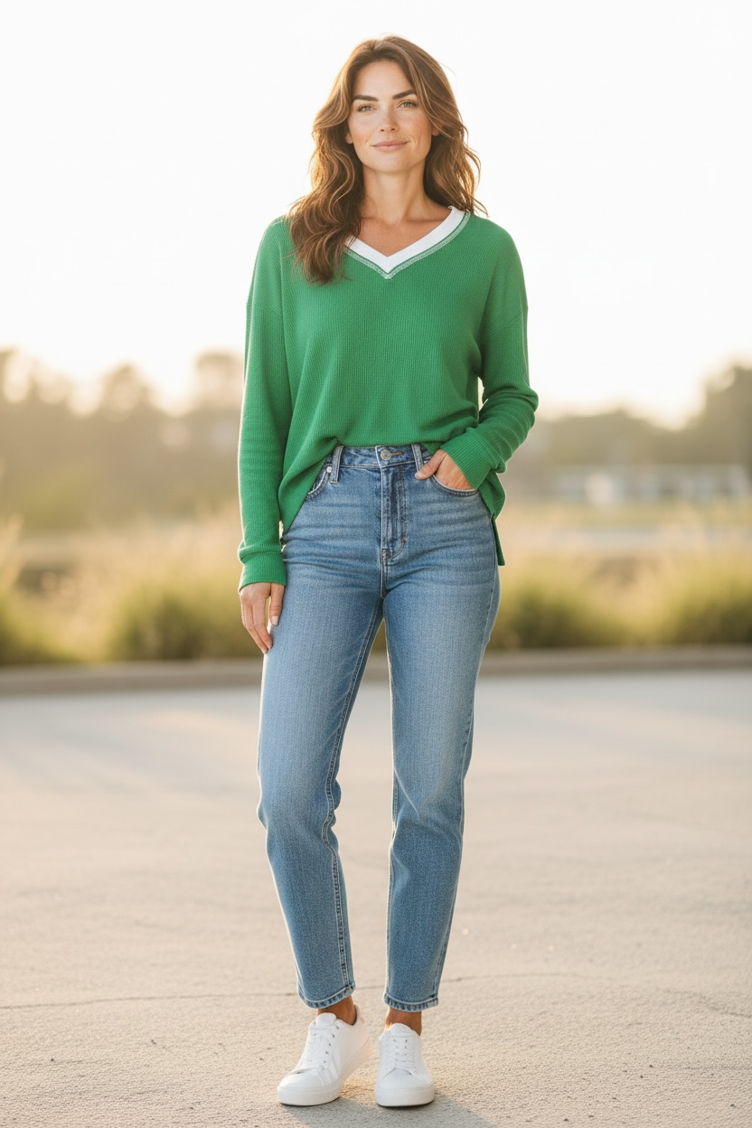 Rock Easy Breezy Emerald Top