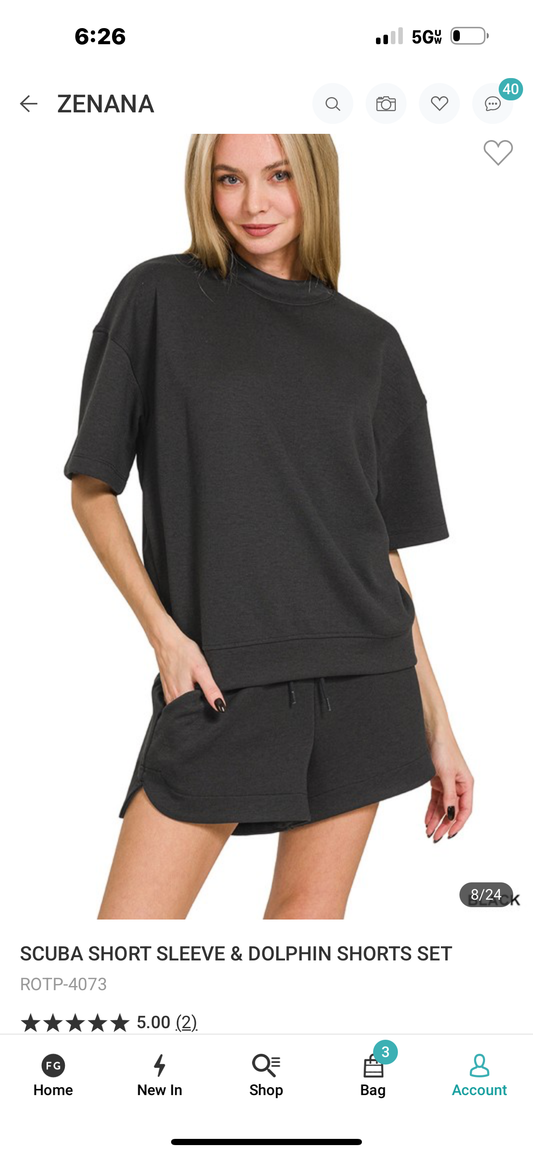 Scuba set black
