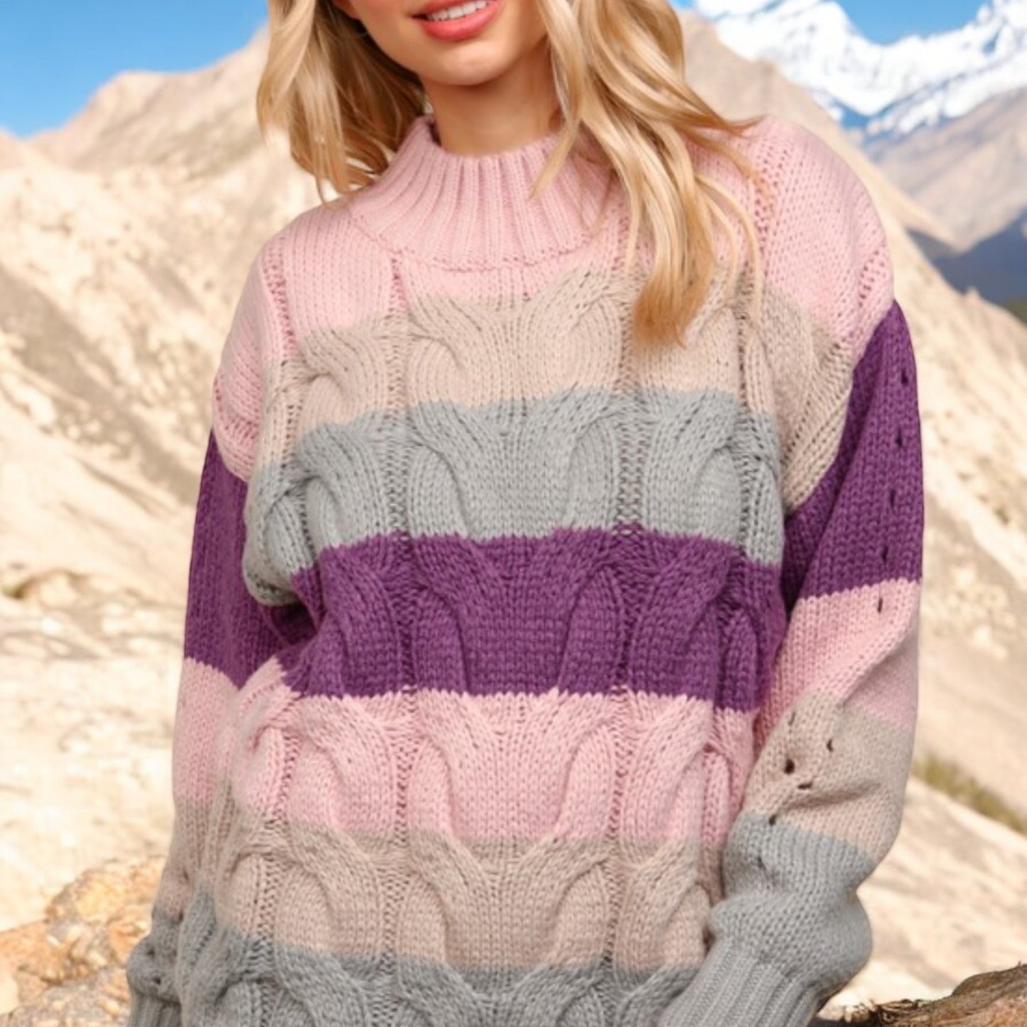 Wave Knit Sweater