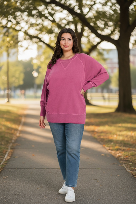 New arrival french terry pullover