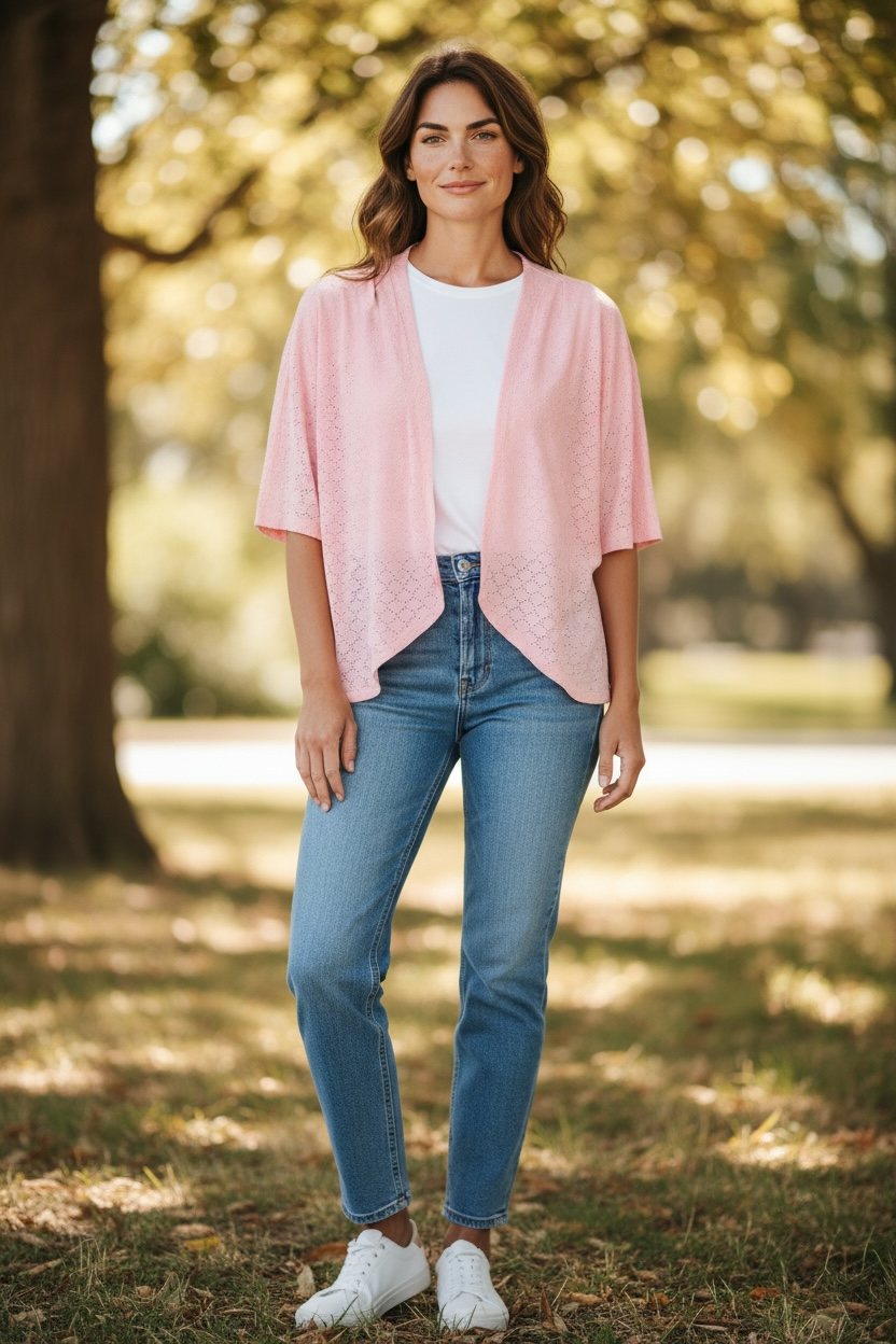 Pink cardi