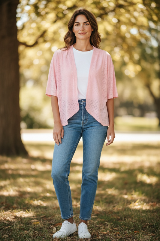 Pink cardi