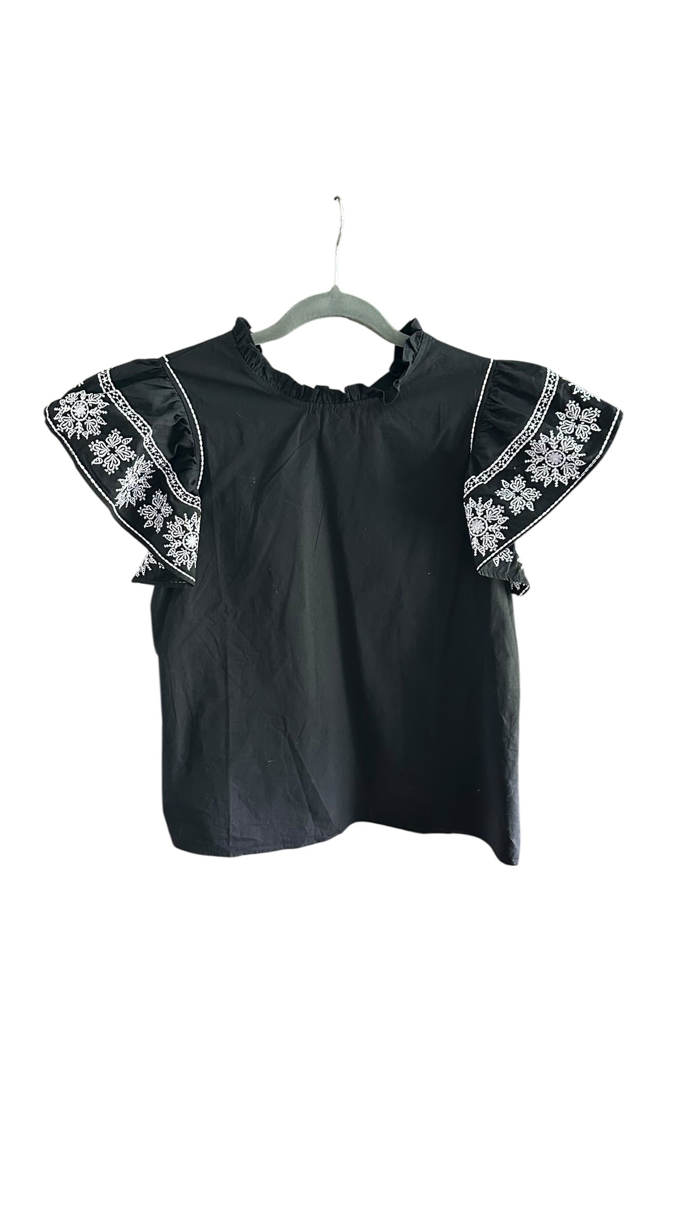 Black white top