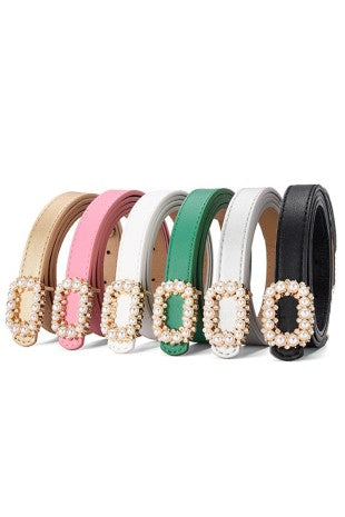 Pearl oval belt