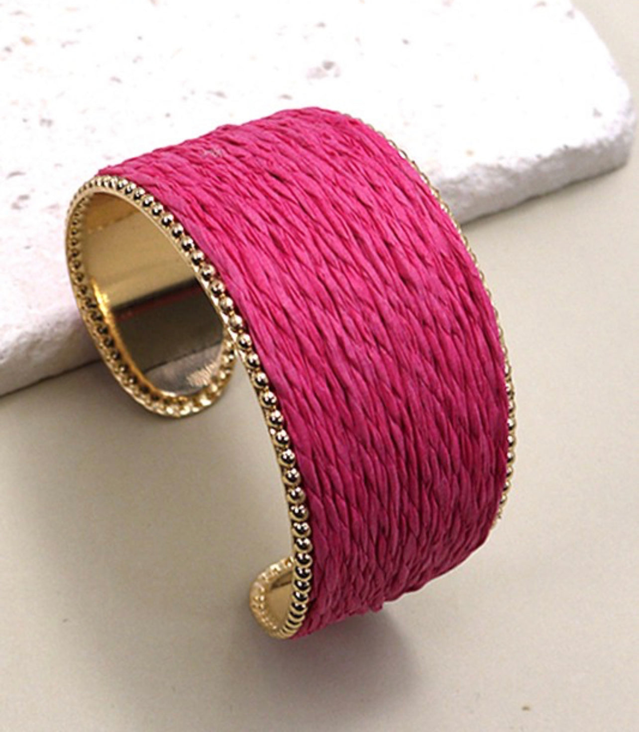 Cuff Bracelet fushia